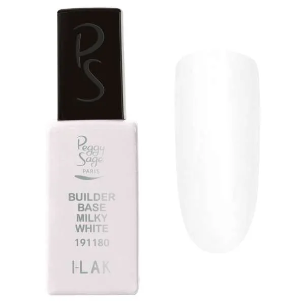 PEGGYSAGE Peggy Sage I-LAK Builder Base per Semipermanente 11ml - Milky White - MegaPrezzo