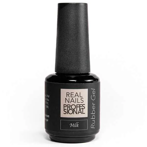 REAL NAILS PROFESSIONAL Real Nails Professional Gel Base Rubber 15ml - Milk - MegaPrezzo