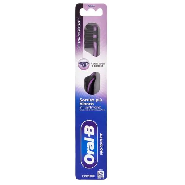 AZ - ORAL B Oral-B Spazzolino Pro-3D White Pulizia Sbiancante - Medio - MegaPrezzo