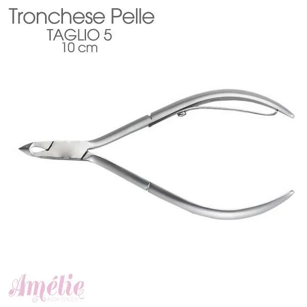 AMELIE Amelie Tronchese Pelle Acciaio Inox - 10cm Taglio 5 - MegaPrezzo