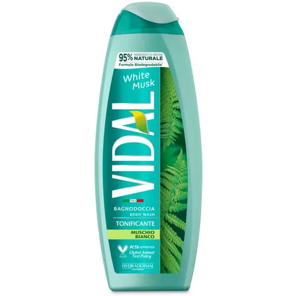 VIDAL Vidal Bagnodoccia Tonificante con Muschio Bianco - 500ml - MegaPrezzo