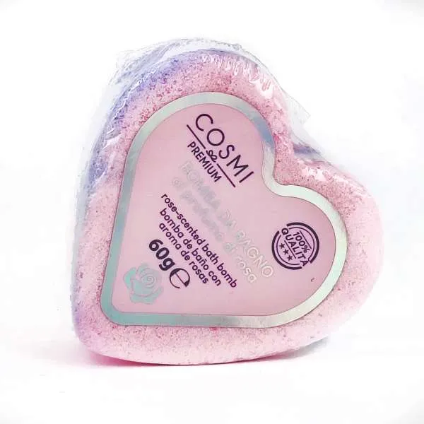 COSMI ITALIA Cosmi Shooting Heart Bomba da Bagno 60gr - Fragranze Miste - MegaPrezzo