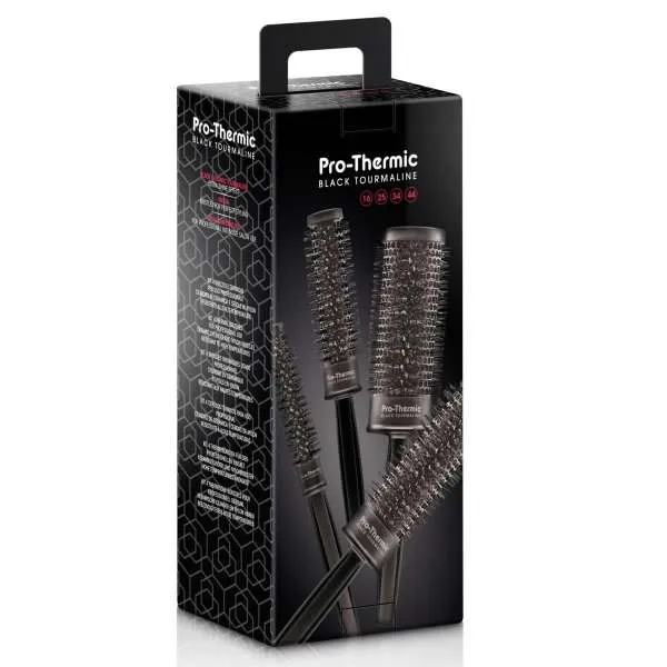 XANITALIA Kit Pro Thermic Spazzole Black Tourmaline - 4pz - MegaPrezzo