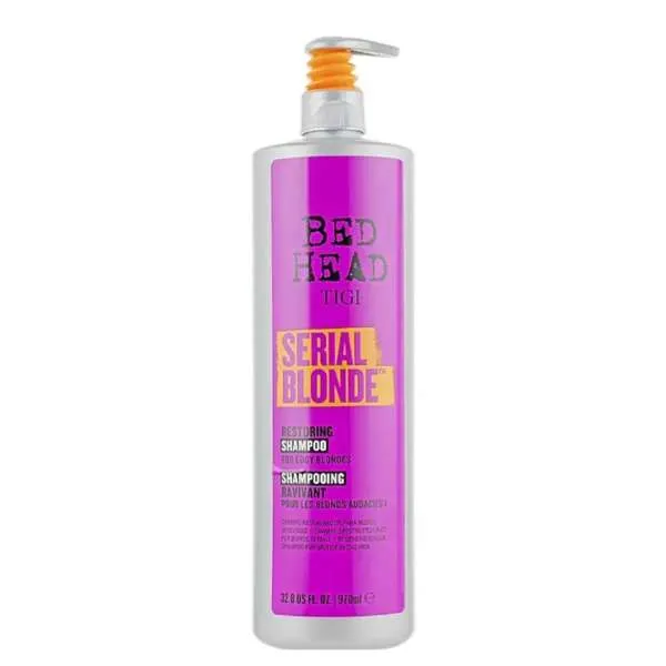 TIGI Tigi Bed Head Serial Blonde Restoring Shampoo Capelli Biondi - 970ml - MegaPrezzo