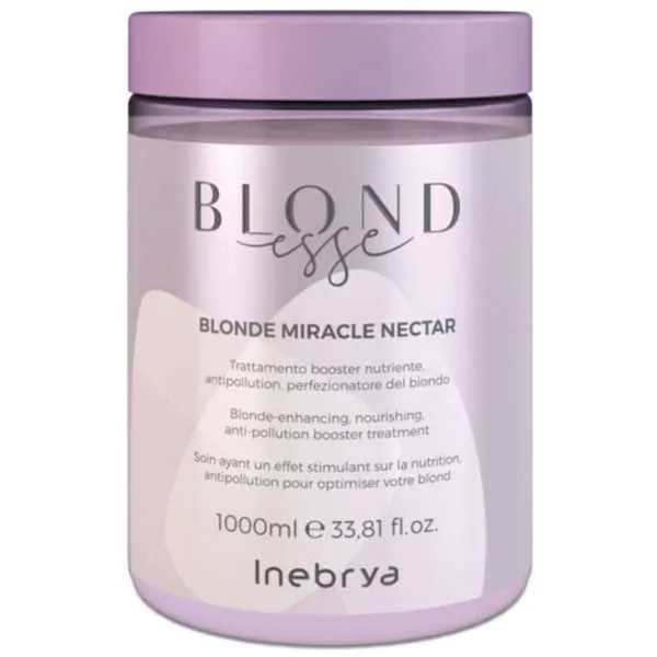 INEBRYA Inebrya Blondesse Blonde Miracle Nectar Maschera Idratante - 1000ml - MegaPrezzo