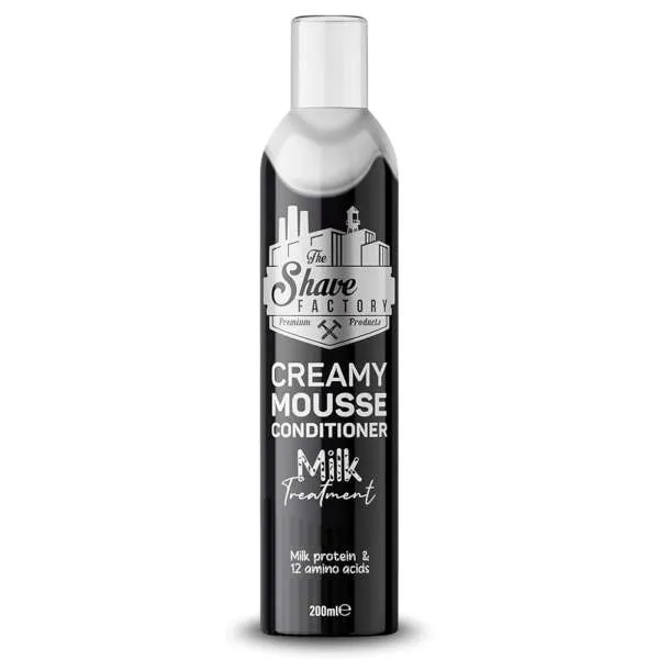 THE SHAVE FACTORY The Shave Factory Creamy Mousse Conditioner 200ml - Milk Therapy - MegaPrezzo
