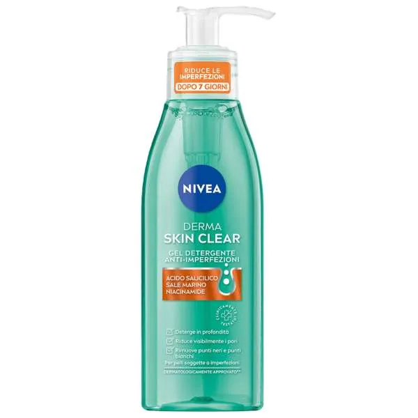 NIVEA Nivea Derma Skin Clear Gel Detergente Anti Imperfezioni - 150ml - MegaPrezzo