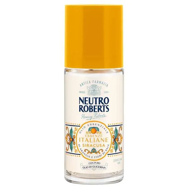 NEUTRO ROBERTS Neutro Roberts Dodorante Roll-On 50ml - Essenze Italiane Siracusa - MegaPrezzo