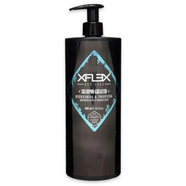 EDELSTEIN Xflex Shampoo Ghiaccio Rinfrescante Tonificante - 1000ml - MegaPrezzo
