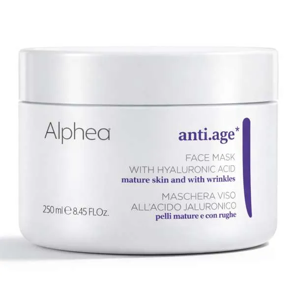 ALPHEA Alphea Anti Age Maschera Viso Acido Ialuronico - 250ml - MegaPrezzo
