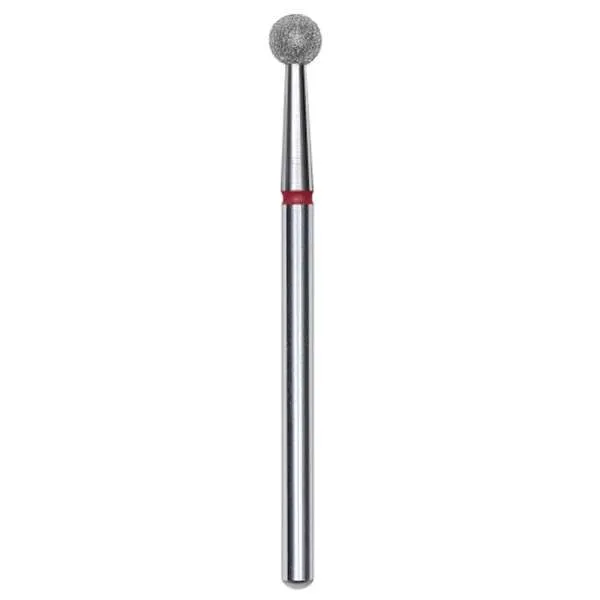 STALEKS PRO Staleks Pro Punta Fresa Diamantata Sfera Rosso - 4mm - MegaPrezzo