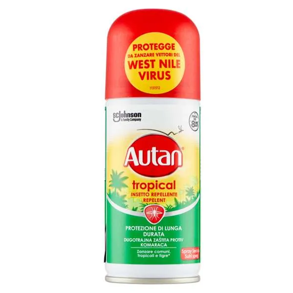 AUTAN Autan Spray Secco Repellente Tropical - 100ml - MegaPrezzo