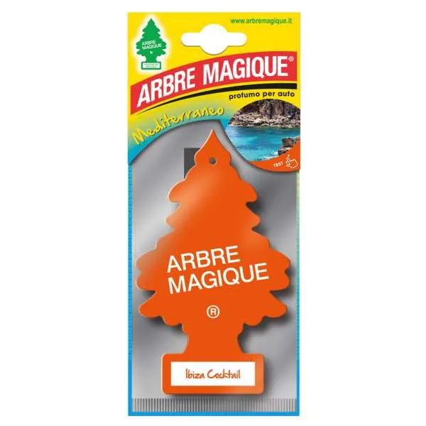 ARBRE MAGIQUE Arbre Magique Deodorante Auto - Mediterraneo Ibiza Cocktail - MegaPrezzo