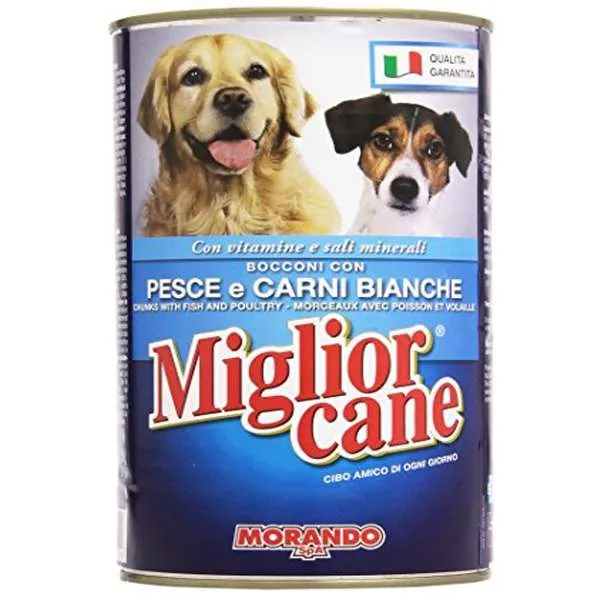 MORANDO Migliorcane Bocconcini 1250gr - Pesce e Carni Bianche - MegaPrezzo