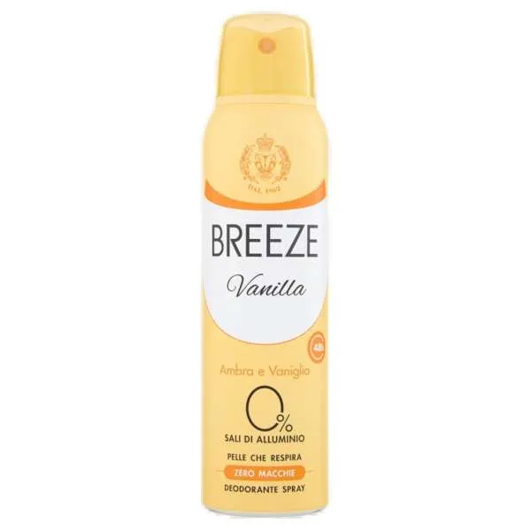 BREEZE Breeze Deodorante Spray 150ml - Vanilla - MegaPrezzo