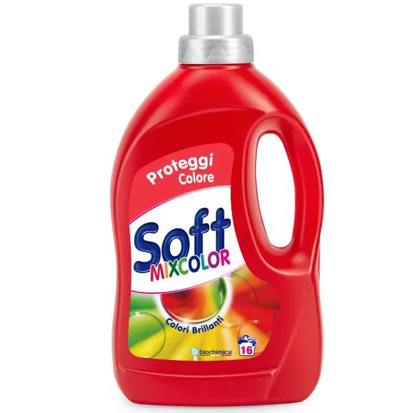 SOFT Soft Detersivo Lavatrice e Mano 1000ml - Mix Color - MegaPrezzo