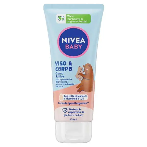 NIVEA Nivea Baby Crema Soffice Viso e Corpo - 100ml - MegaPrezzo