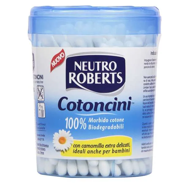 NEUTRO ROBERTS Neutro Roberts Cotoncini Biodegradabili - 100pz - MegaPrezzo