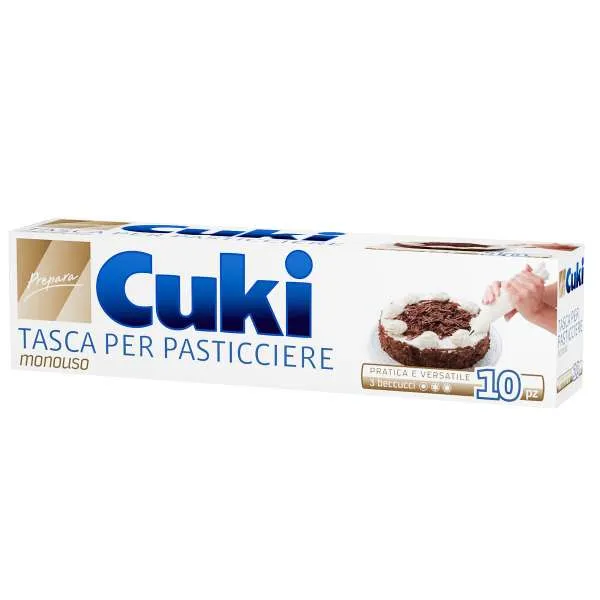 CUKI Cuki Tasca Pasticciere con 3 Beccucci - 10pz - MegaPrezzo