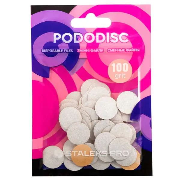 STALEKS PRO Staleks Pro Kit 50 Ricambio Pododisc 50pz Grana 100 - 15mm - MegaPrezzo