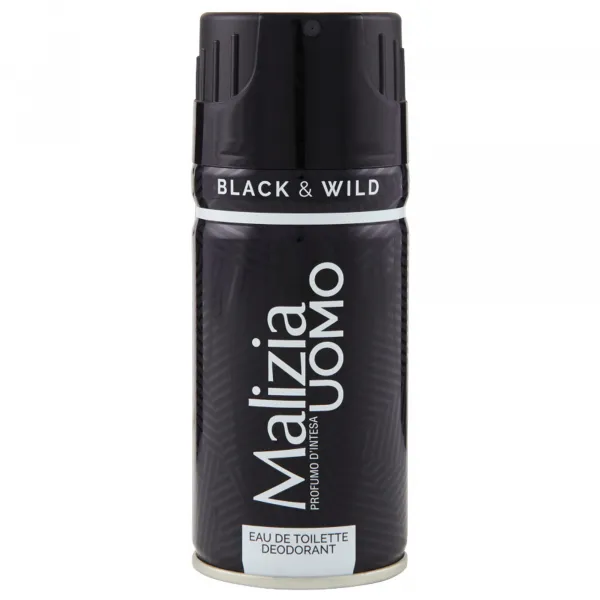 MALIZIA Malizia Deodorante Uomo Black Wild - 150ml - MegaPrezzo