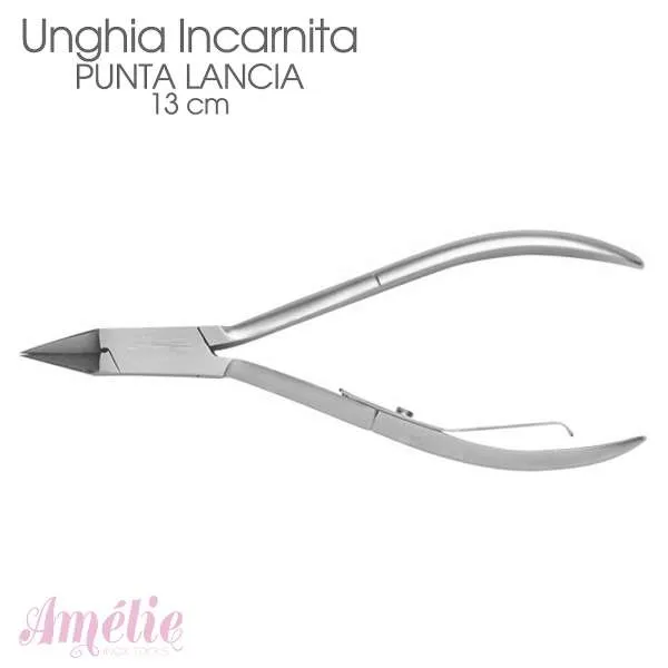 AMELIE Amelie Inox Tools Tronchese Lancia Unghie Incarnite - 13cm - MegaPrezzo