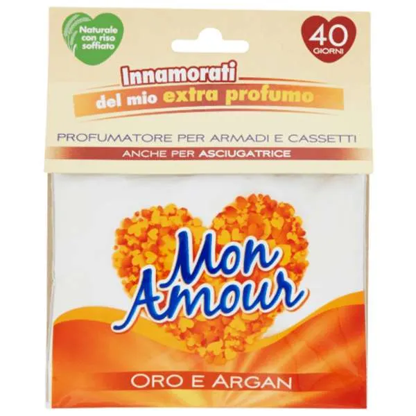 FELCE AZZURRA Felce Azzurra Mon Amour Profumatore Armadi - Oro e Argan - MegaPrezzo