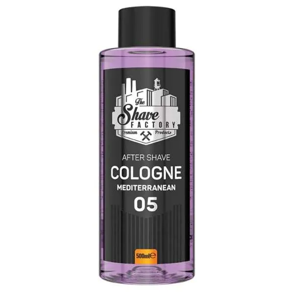THE SHAVE FACTORY The Shave Factory After Shave Cologne 500ml - 05 Mediterranean - MegaPrezzo