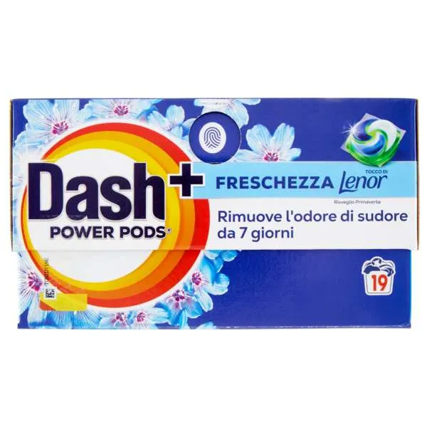 DASH Dash Pods Power Detersivo Lavatrice 19pz - Risveglio Primaverile - MegaPrezzo