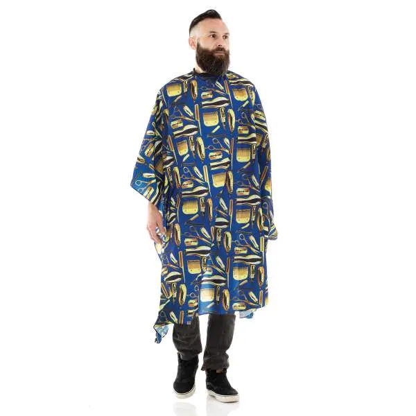 XANITALIA Mantella da Taglio con 6 Bottoni - Twist Blue - MegaPrezzo