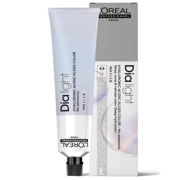LOREAL PROFESSIONNEL Loreal Dialight Tintura per Capelli Hyaluronic Acid Gloss Color - 60ml - MegaPrezzo