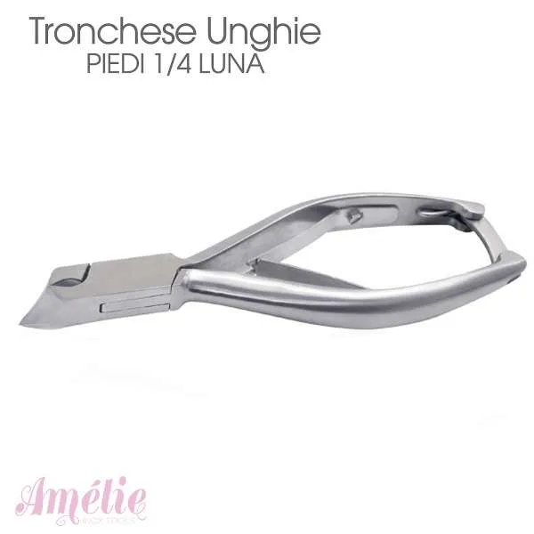 AMELIE Amelie inox tools tronchese unghia piedi 1/4 luna - MegaPrezzo