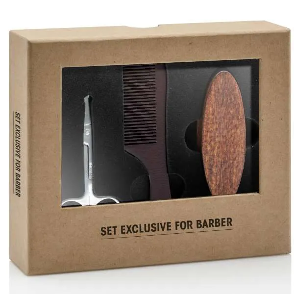 XANITALIA Set Grooming Ovale Bariere per Barba e Baffi - MegaPrezzo