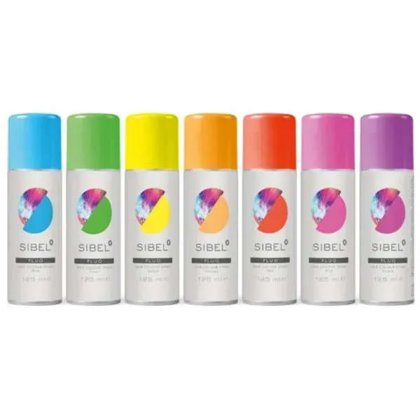 SIBEL Sibel Fluo Spray Colorante Temporaneo per Capelli - 125ml - MegaPrezzo