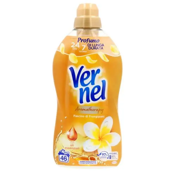 VERNEL Vernel Ammorbidente Concentrato 46 Lavaggi - Frangipane - MegaPrezzo
