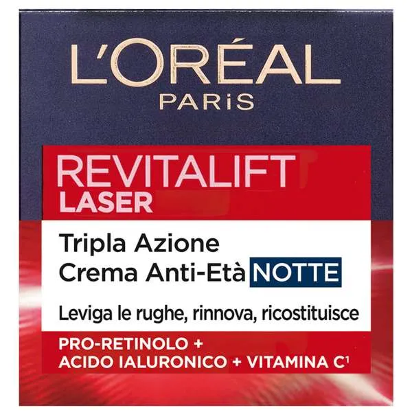 LOREAL PARIS Loreal Paris Revitalift Laser X3 Crema Notte - 50ml - MegaPrezzo