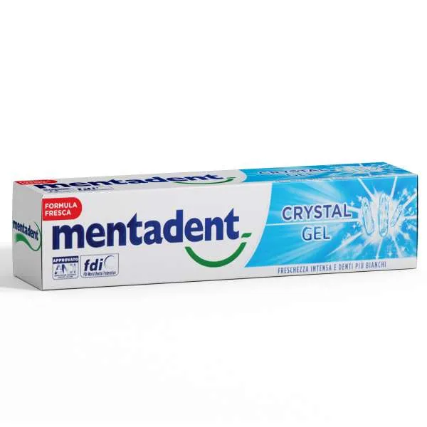 MENTADENT Mentadent Dentifricio Crystal Gel - 75ml - MegaPrezzo