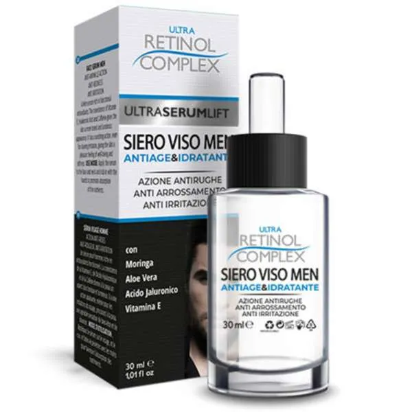 RETINOL COMPLEX Ultra Retinol Complex Siero Viso Men Antirughe - 30ml - MegaPrezzo