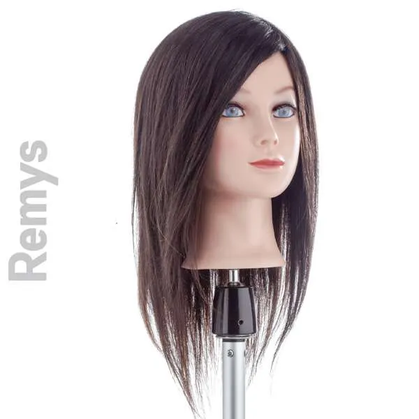 XANITALIA Testina Studio Capelli Naturali Remys 35cm - Medio - MegaPrezzo