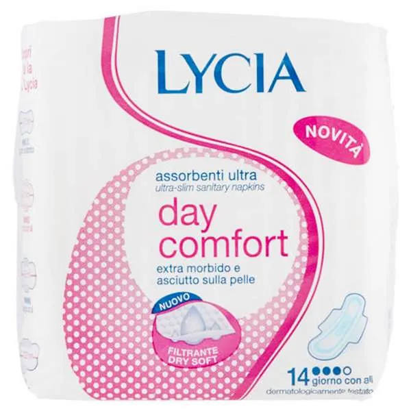 LYCIA Lycia Assorbenti Day Comfort Giorno Con Ali - 14pz - MegaPrezzo