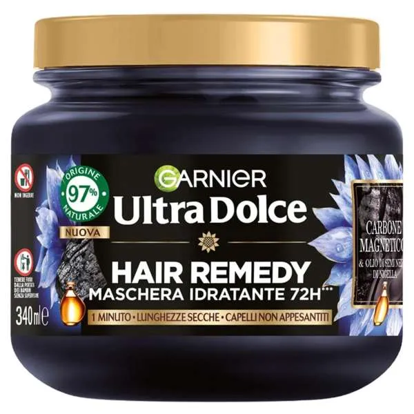 GARNIER Garnier Ultra Dolce Maschera Carbone Magnetico - 340ml - MegaPrezzo