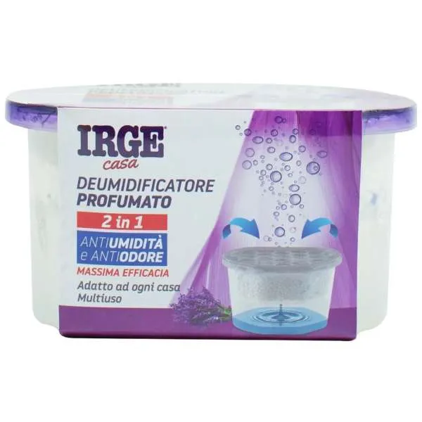 IRGE Irge 2in1 Assorbi Odori e Umidità 400ml - Fragranze Miste - MegaPrezzo