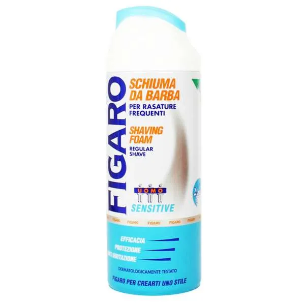 FIGARO Figaro Schiuma da Barba 400ml - Sensitive - MegaPrezzo