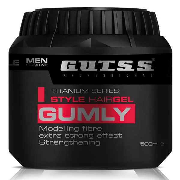 GUTSS Gutss Titanium Style Hair Gel 500ml - Gumly - MegaPrezzo
