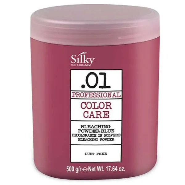 SILKY Silky Color Care Decolorante Blu in Polvere 7 Toni - 500gr - MegaPrezzo