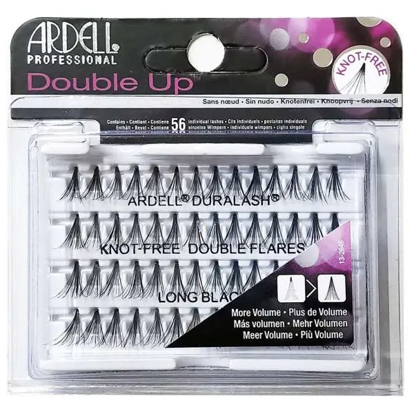 ARDELL PROFESSIONAL Ardell Ciglia Finte Double Up Individuals Knot Free - Long Black - MegaPrezzo