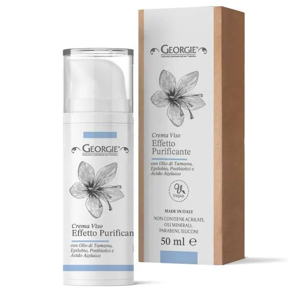 GEORGIE Georgie Crema Viso Effetto Purificante con Olio di Tamanu - 50ml - MegaPrezzo