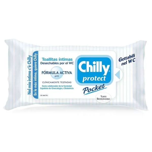CHILLY Chilly Intimo Salviettine Poket 12pz - Antibatteriche - MegaPrezzo