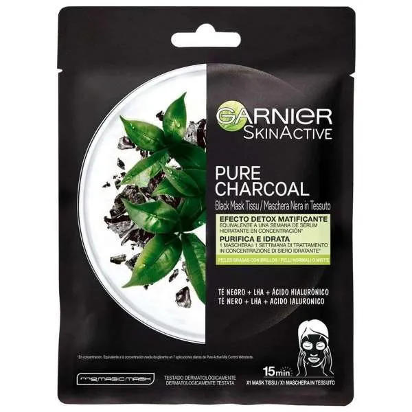 GARNIER Garnier SkinActive Pure Charcoal Maschera Viso - MegaPrezzo