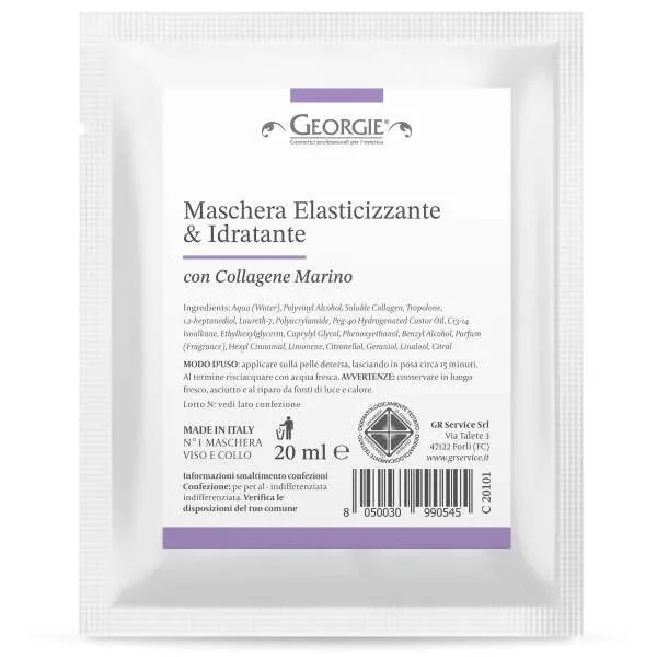 GEORGIE Georgie Maschera Viso e Collo Elasticizzante Idratante- 20ml - MegaPrezzo